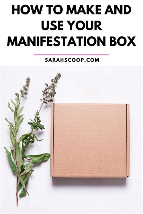 manifestation box meaning